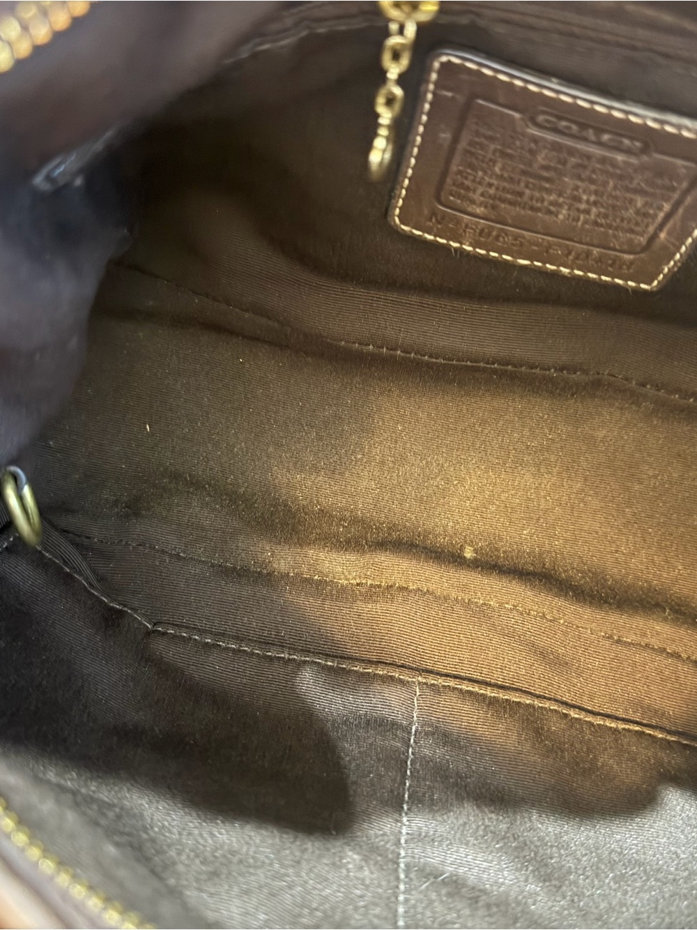 Coach Vintage Legacy East West Duffle Purple Signature Jacquard Shoulder Bag - Picture 10 of 16